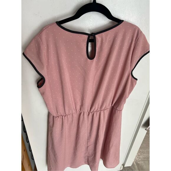 Xhilaration Pink Polka Dot Dress Woman’s Size XXL - Picture 8 of 10